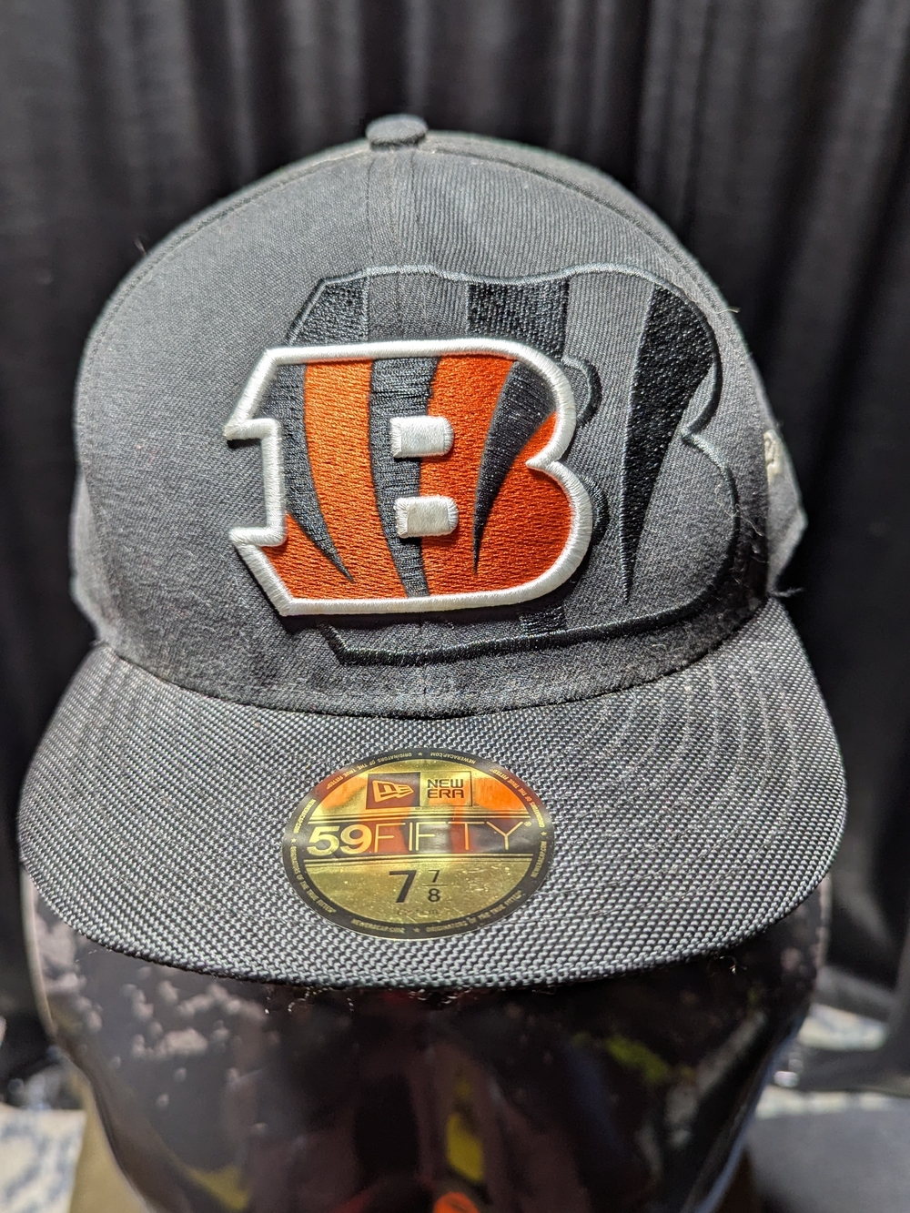 New Era Black & Orange Cincinnati Bengals 59FIFTY Fitted Cap